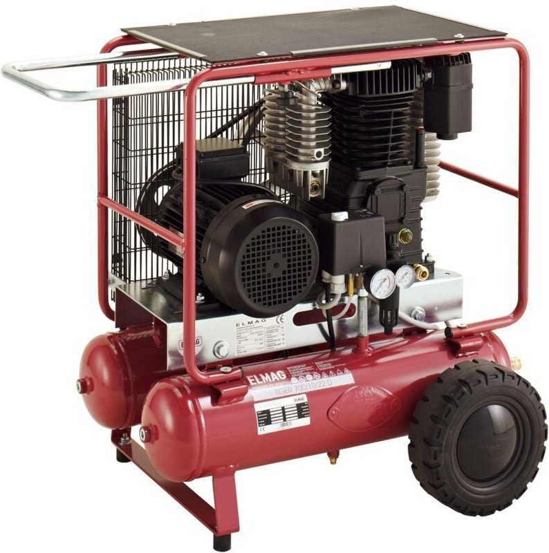 Elmag - Montagekompressor tiger 600/10/22 d