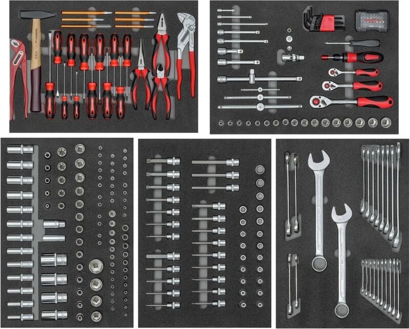 Gedore Werkzeug-Satz 5xCT-Module 273tlg