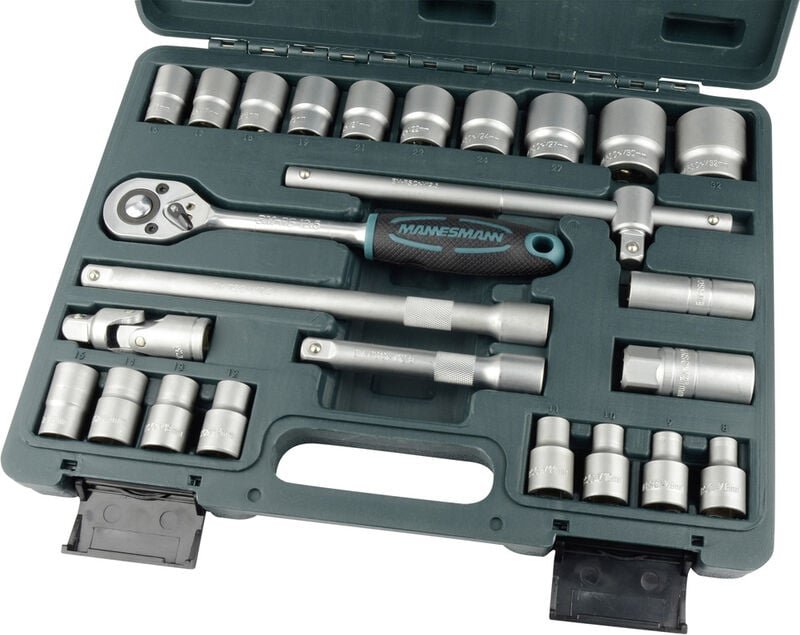 Steckschlüsselsatz 25teilig M29080 - Brüder Mannesmann