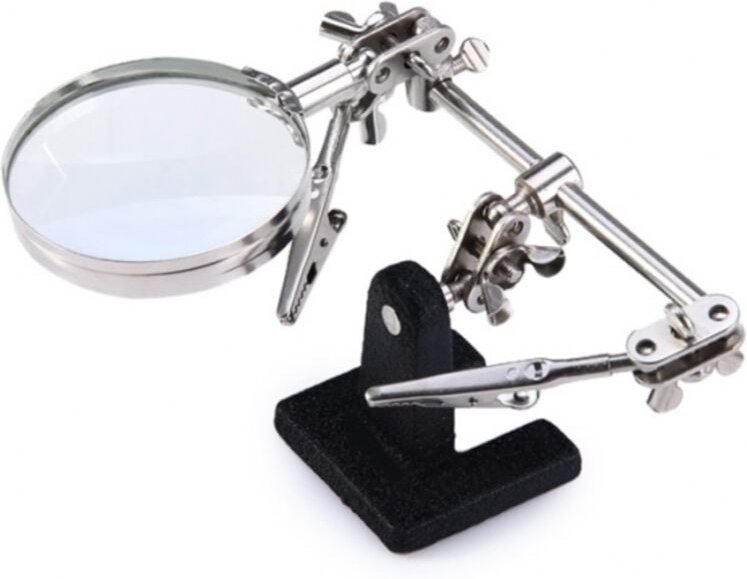 BB81 Dritte-Hand-Lupe + Löthalter-Set