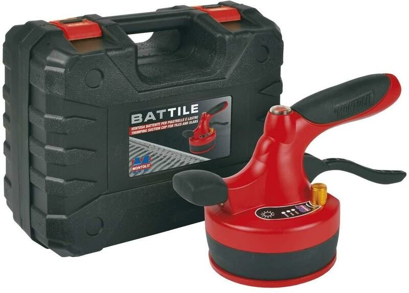 Elektrischer vibrations saugheber für fliesen und platten Montolit battile
