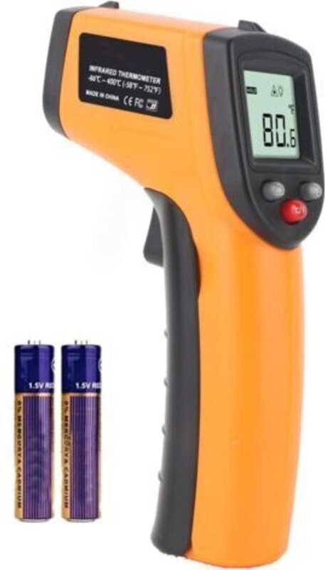 Infrarot-Thermometer, berührungsloses Laser-Thermometer, Infrarot-Thermometer von -50 °C bis 550 °C, hintergrundbeleucht...
