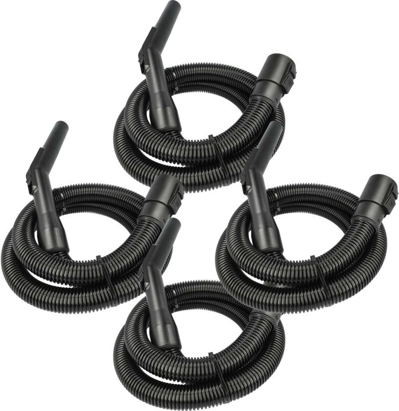 vhbw 4x Ersatz Schlauch Ersatz für Kärcher 4.441-066.0, 9.755-263.0, 2.863-001.0 für Staubsauger - Flexibel, 2 m, Handgr...