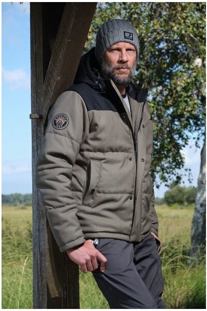 Weste Bosseur Bear - Khaki/Schwarz - xxxl - 11724-012