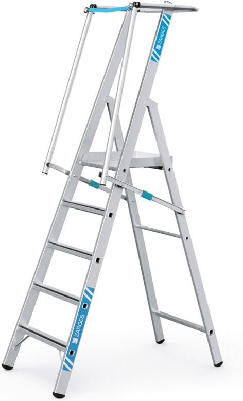 ZAP Safemaster S Stufenleiter mit großer Plattform Zarges 41675 1,32m