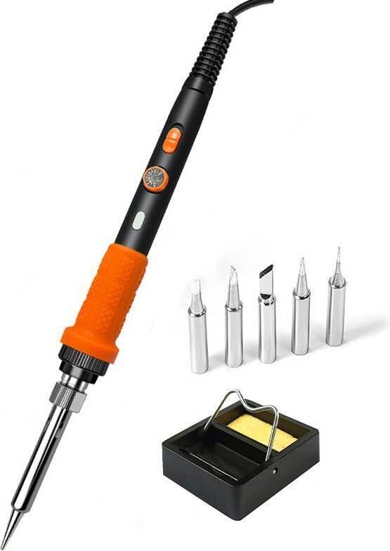 60-W-Lötkolben (schnelles und gleichmäßiges Aufheizen), Präzisions-Elektrolötkolben, Lötkolben mit einstellbarer Tempera...