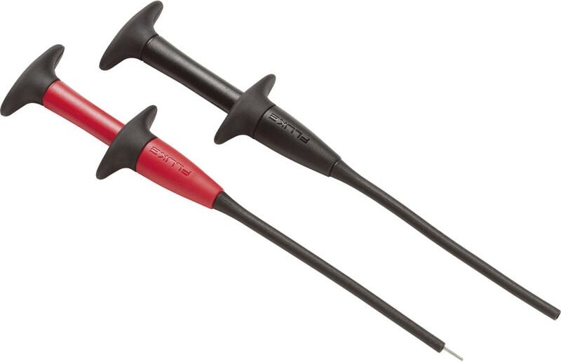 AC288 Sicherheits-Prüfspitzen-Set Steckanschluss 4 mm cat iii 1000 v, cat iv 600 v Schwarz, Ro - Fluke