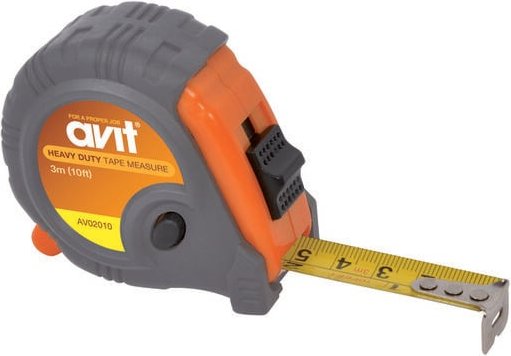AV02010 Maßband 3 m Stahl - Avit