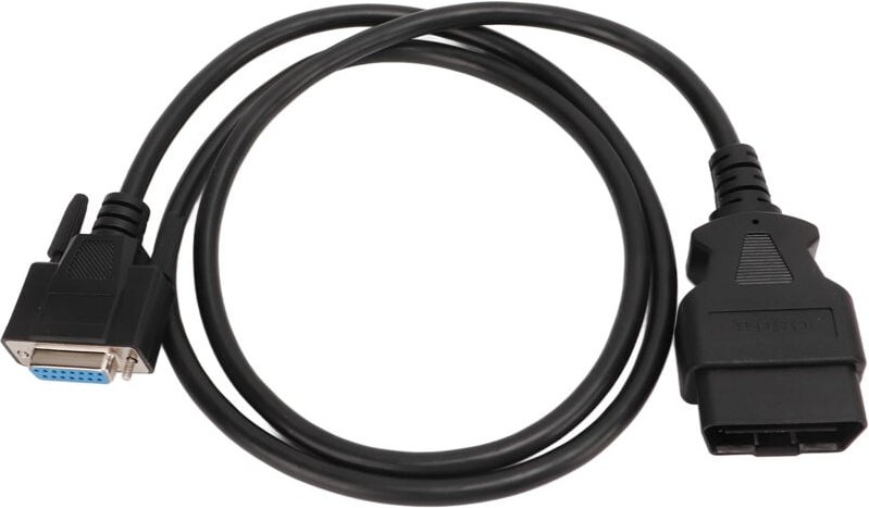 Aramox Haupt-OBD2-Kabel, Haupt-OBD2-Kabel OBDII Test-Diagnoseanschluss-Adapterkabel Ersatz für Launch CRP123 CRP129.