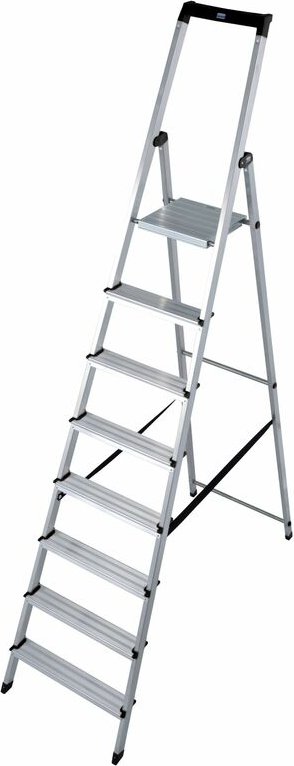 Krause - Monto Alu Stufen-Stehleiter solidy 1x 8 Tritte din en 131