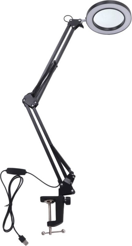 LED-Schreibtischlampe, multifunktionale LED-Arbeitsleuchte mit 5 Klemmen für industrielle Reparaturen