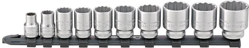 Stahlwille 3/8 Satz Steckschlüsselsatz mit Clip-Leiste 8-24 mm 10-teilig