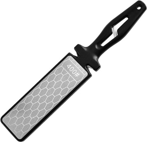 Mesh Pottery Doppelseitiger Schmirgel-Schleifstein-Messerschärfer