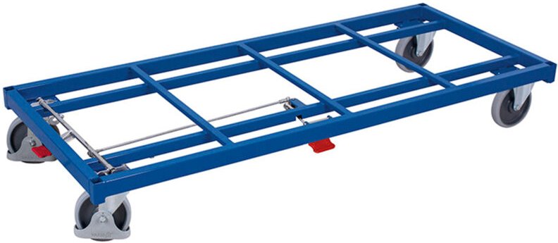 VARIOfit Schwerlastwagen Gummibereifung 500kg Tragkraft 2080x880mm Anthrazitgrau RAL 7016