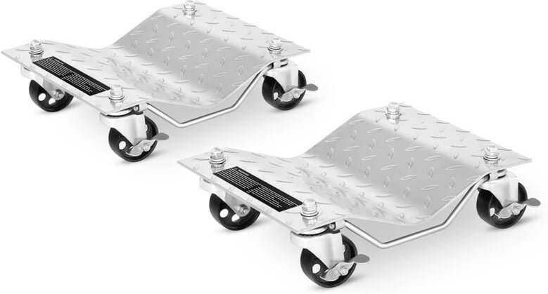 MSW - Rangierhilfe 2 x Max 680 Kg Rangierheber Rangierroller Pwk Wagenheber Rollwagen