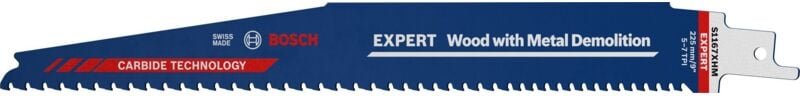 Expert Wood with Metal Demolition S1167XHM Säbelsägeblatt, 10 Stück - Bosch