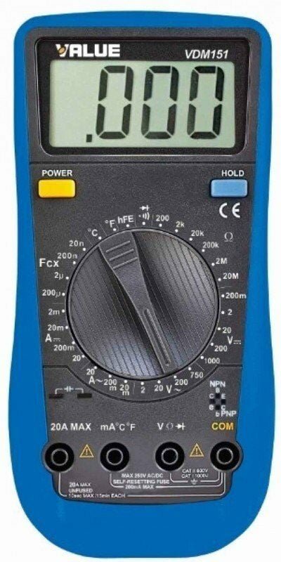 Reporshop - Digital-Multimeter 0 c bis 40 c Überlastung geschützt