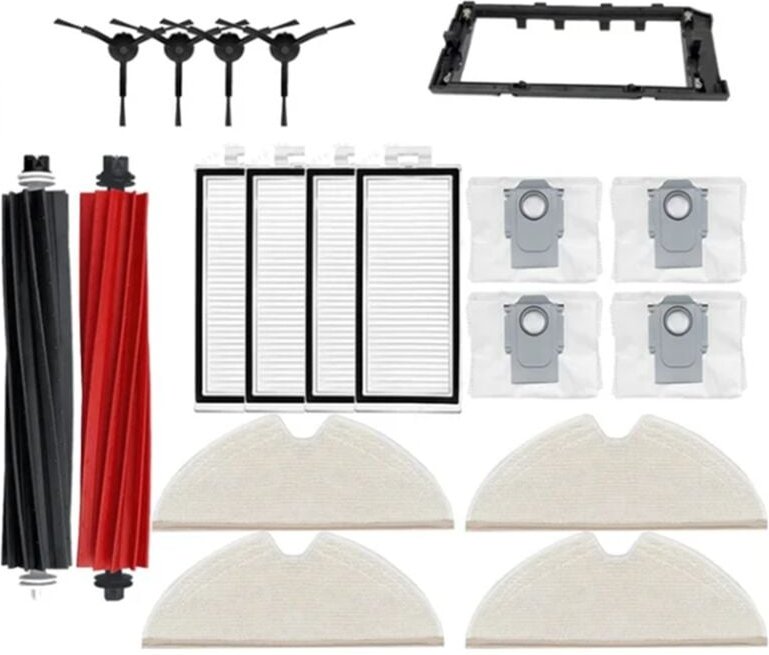 19 stücke für Q5 Pro Pro+ Q8 Max Max+ Hauptseitenbürste