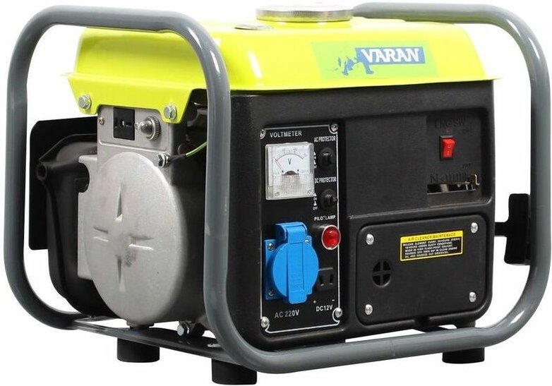 92508-2 750W tragbares Benzin Stromerzeuger, 1 x 230V, 1 x 12V - Varan Motors