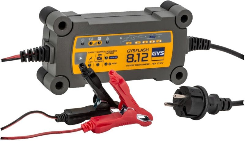GYS - flash 8.12 029385 Automatikladegerät 12 v 8 a