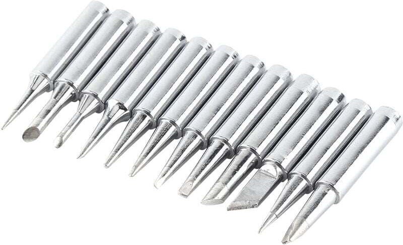 KZQ - 12-teiliges bleifreies Ersatz-Lötkolbenspitzen-Set, Lötkolbenspitze
