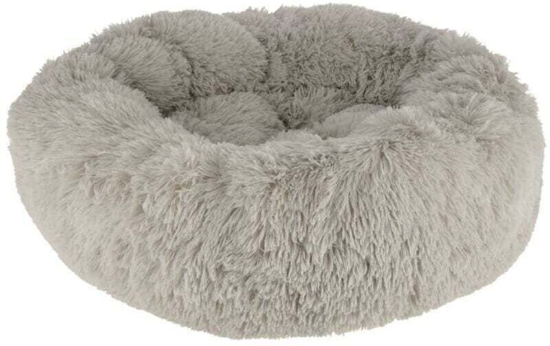 Korb – Flauschig – Ø 60 x 18 cm – Hellgrau