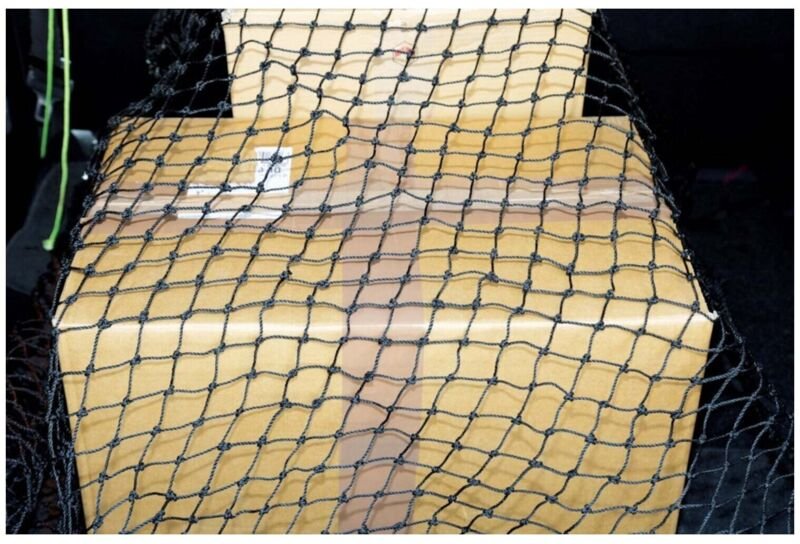 Abdecknetz 1,5x2,7 m mw 35 schwarz ohne Gummi