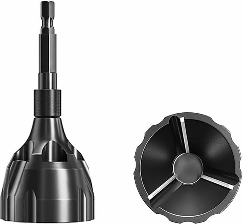 2-teiliger Entgrater, 3–19 mm, externes Fasen-Entgratungswerkzeug mit Wolframstahlklinge, Anfas-Entgratungsbohrer für Ku...