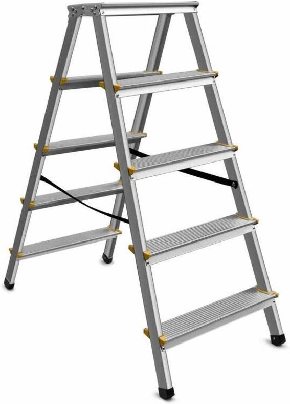 AWTOOLS Leiterhocker 5 Stufen 150 kg