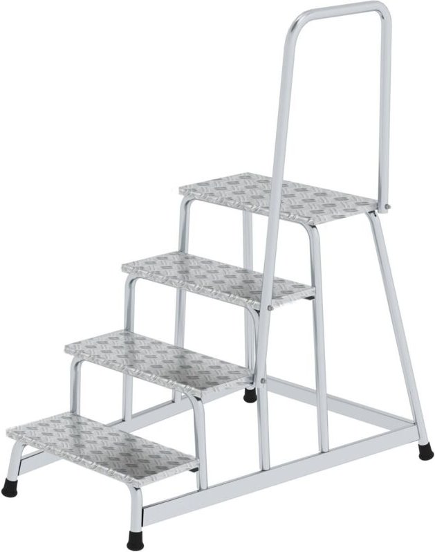 Günzburger Steigtechnik - Arbeitspodest starr mit Handlauf 4 Stufen - 050044