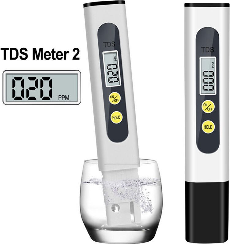 TDS-Tester, TDS-Messgerät, digitaler Wasserqualitätstester, Wasserqualitätstester-Filterstift, 0-9999 ppm, genaue Prüfun...
