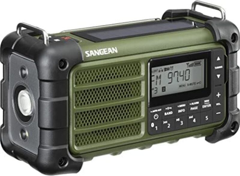MMR-99 Outdoorradio dab+, dab, ukw Notfallradio, Bluetooth® Solarpanel, spritzwassergeschüt - Sangean