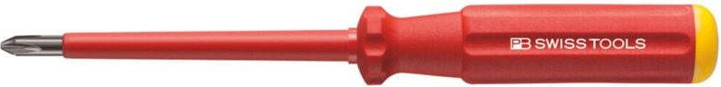 Pb Swiss Tools - Schraubendreher, für Phillips, SwissGrip vollisoliert, Kreuzschlitzgröße 2
