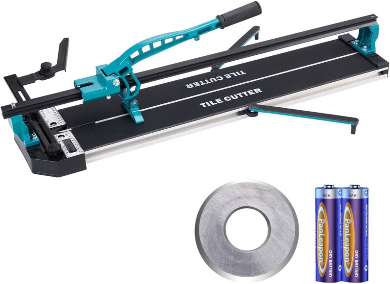 800 mm manueller Fliesenschneider, Porzellan-Keramikschneider mit Wolframkarbid-Rad, Infrarot-Positionierung, Anti-Rutsc...