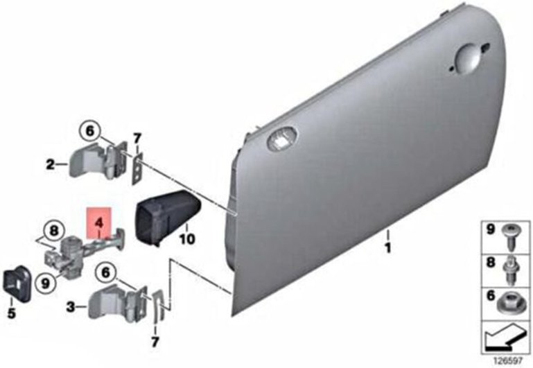 2 STÜCKE Auto-Vordertür-Bremsstopper 51217176811 für R50 R52 R53 R56 R57 R58 R59 2005-2015 Kontrollstreifen