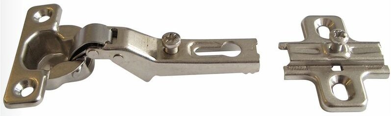 HSI - Topfbänder, Mini mit Feder, für Außentür, 0/26mm, 2 stk