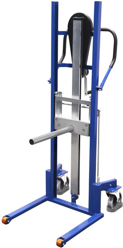 VARIOfit Materialheber inkl. Dorn mit Bereifung aus thermoplastischem Gummi Enzianblau