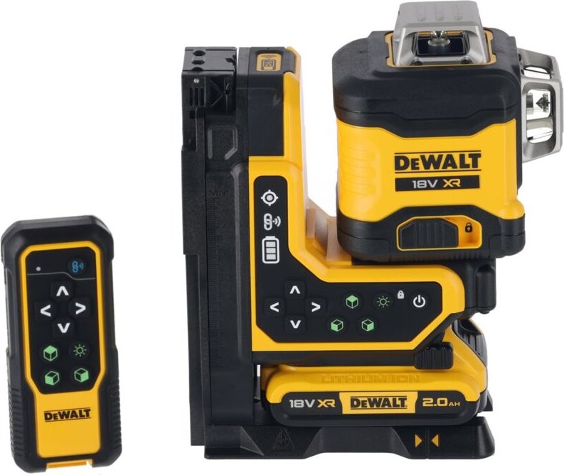 Zubehör - 18V Akku-Kreuzlinienlaser, Reichweite 100 m, 1x Akku 2,0 Ah xr, Ladegerät DCLE34035D1 - Dewalt