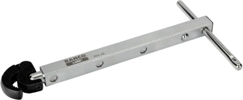 Bahco Teleskop-Standhahnmutterschlüssel, 10 bis 32 mm, mit vier Positionierungen, 280 mm