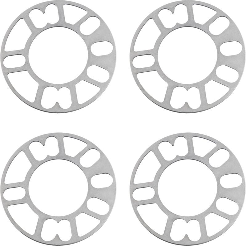 Tlily - 4 StüCk Aluminium Rad Spurverbreiterungen Unterlegscheiben Platte Auto 5Mm Bolzen für 4X100 4X114,3 5X100 5X108 ...