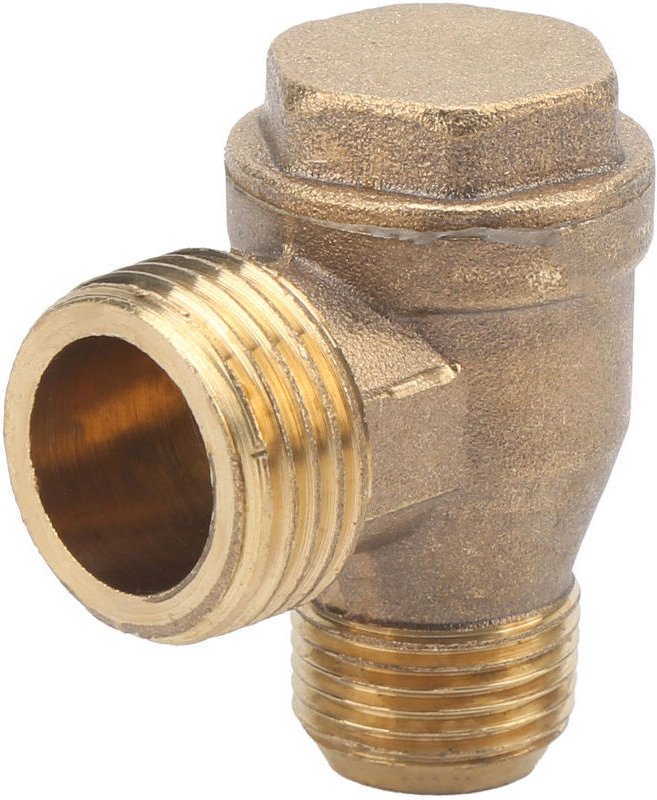 1/2x3/8" Messing-Rückschlagventil-Gewindeanschlüsse für Luftkompressoren