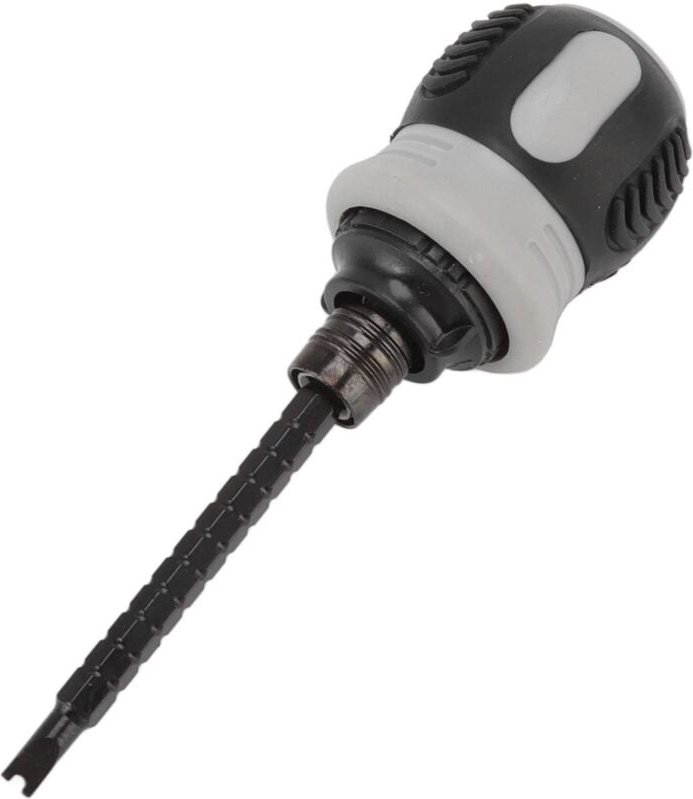 13-in-1 Mini-Ratschenschraubendreher-Bit-Set mit arbeitssparendem Teleskopgriff und 6 Mehrzweckbits