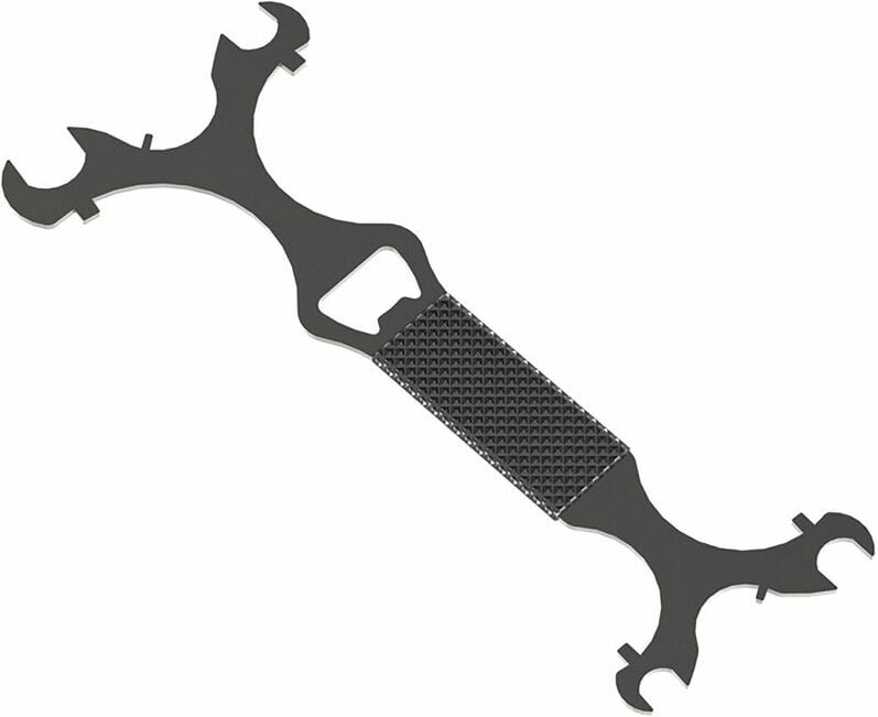 Montageschlüssel zu Glaspunkthalter, Edelstahl matt V2A