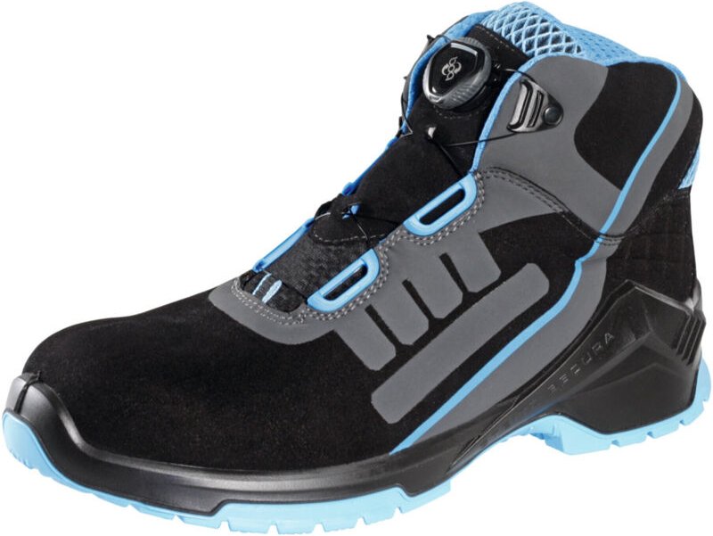 STEITZ SECURA Schnürstiefel schwarz/blau VD PRO 1800 ESD, S2 XB BOA, EU-Schuhgröße: 42