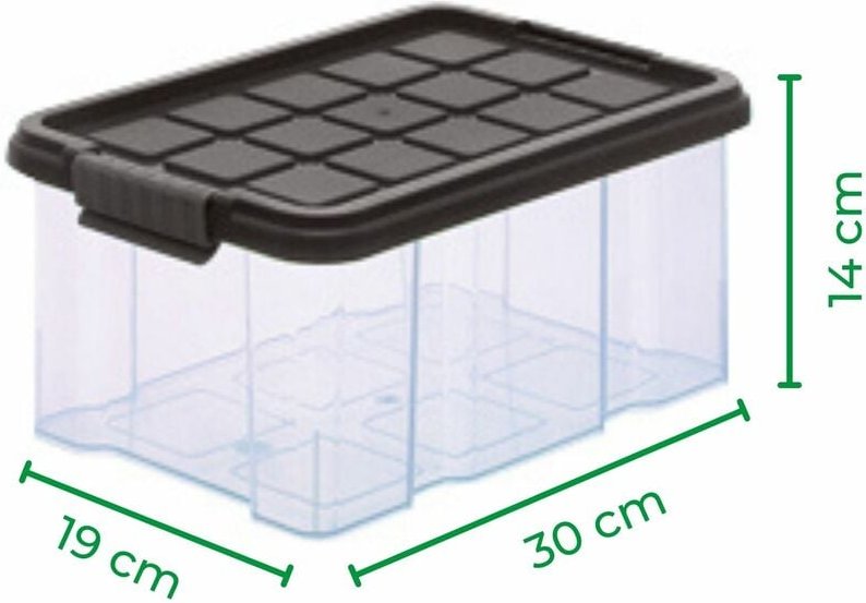 5x Novaliv Aufbewahrungsbox 5x Aufbewahrungsbox, 5x Deckel