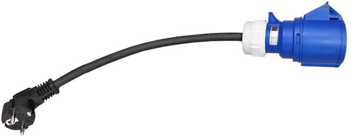 EV-LadegeräT, Buchsenstecker, 3-Poliger Adapter, Wasserdichter Anschluss, Wandsteckdose, 32 A, 1 Phase, 7 KW, Tragbares ...