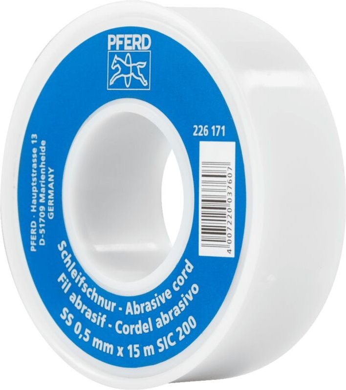 Sic Schleifschnur ss ø 0,4 mmx15 m SIC200 für Werkzeug- und Formenbau - Pferd