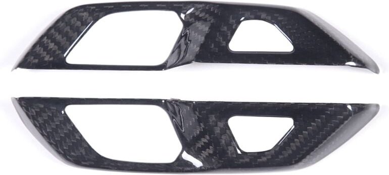 Tlily - Für C8 2020-2023 Auto-Innentürschlossschalter-Tastenabdeckung Verkleidungszubehör ABS-Kohlefaser