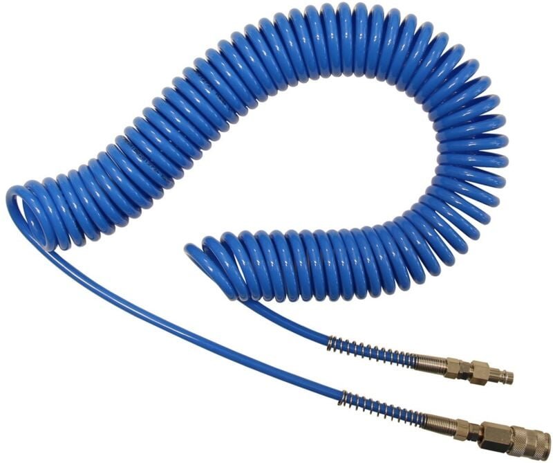 ELMAG Spiralschlauch-Set PROFI Ø 8x12 mm,6 m, PU, max. 15 bar