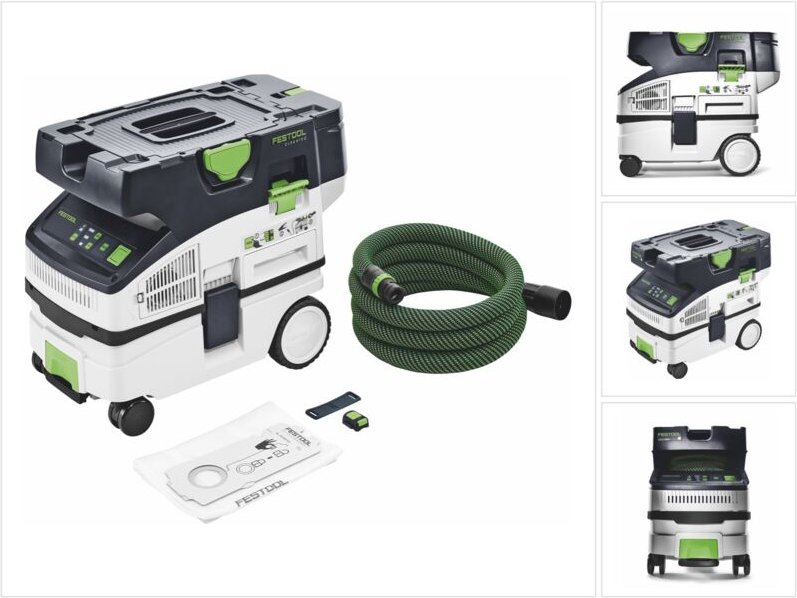 Ctlc mini I-Basic Akku Absaugmobil 36 v ( 2x 18 v ) Staubkl. l ( 577065 ) Solo - ohne Akku, ohne Ladegerät - Festool